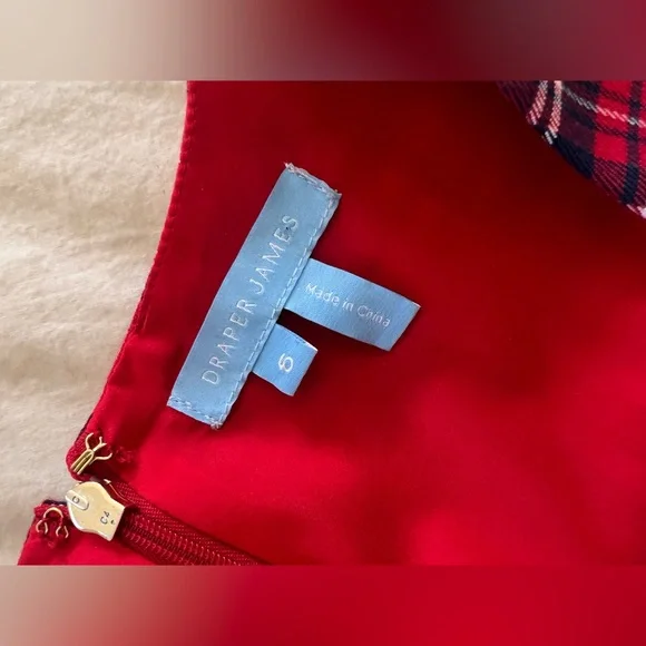 Draper James Checkered Ruffle Sleeve Dress - Picture 4 of 4